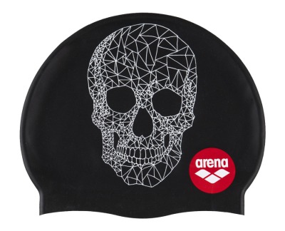 Силиконовая шапочка Arena Print 2 (242: Сrazy pop skulls) - вид 1 миниатюра