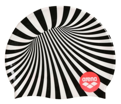 Силиконовая шапочка Arena Print 2 (257: Crazy Illusion) - вид 1 миниатюра