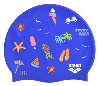 Силиконовая шапочка Arena Print 2 (259: Beach Vibes) - view 1 miniature