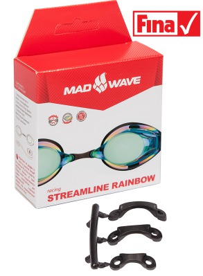 Очки Mad Wave Streamline Rainbow - view 3 miniature