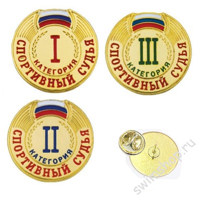 Знак спортивный судья - view 1 miniature